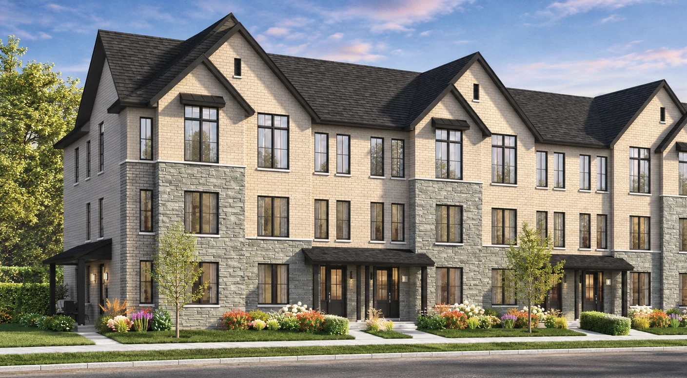 The Arlington, elevation A, exterior artist’s rendering