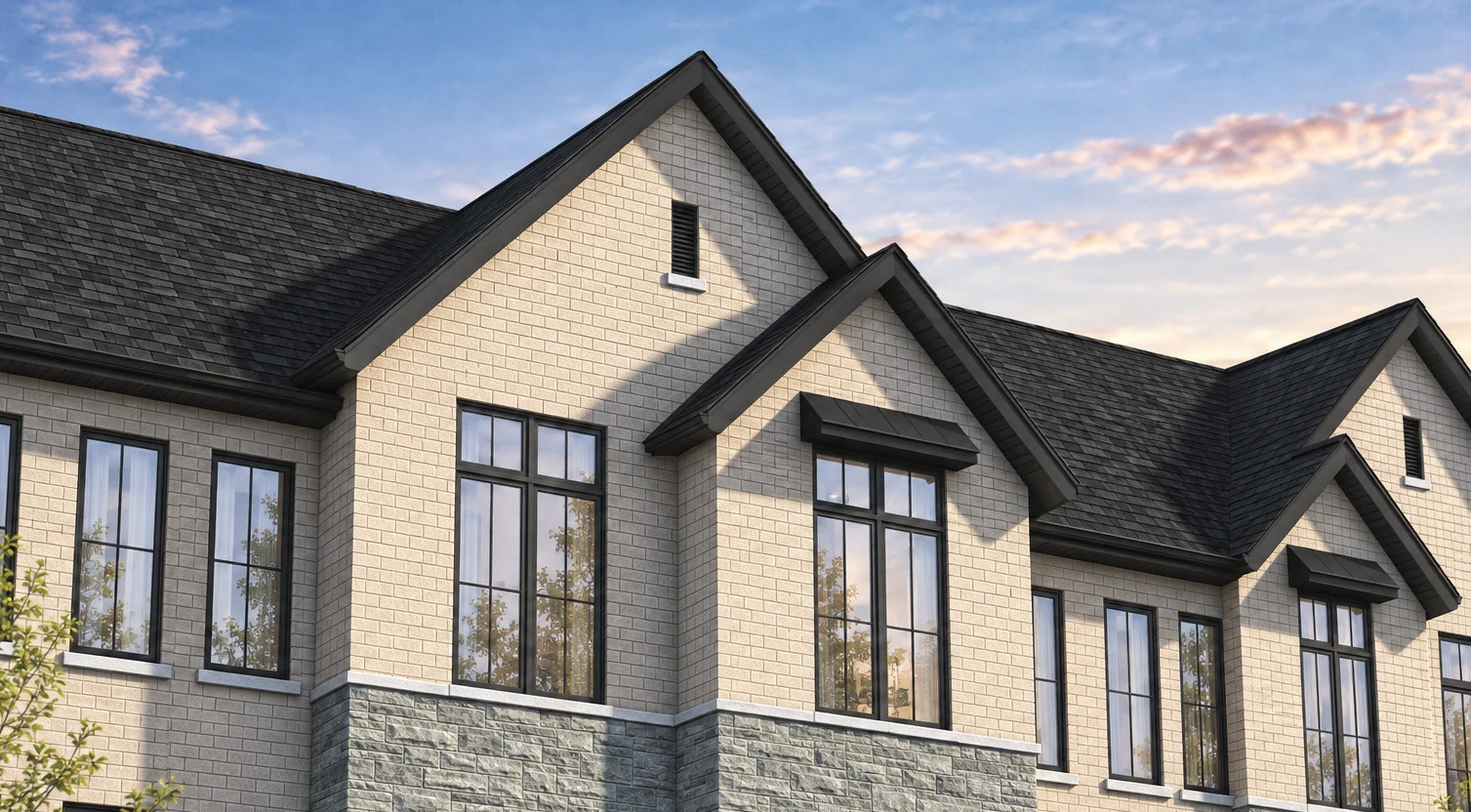 The Ellington, elevation A, exterior artist’s rendering