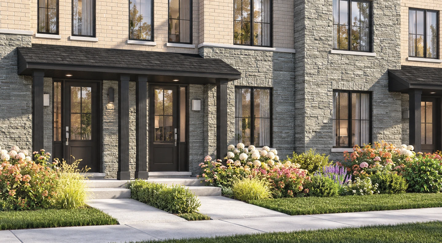 The Pembroke, elevation A, exterior artist’s rendering