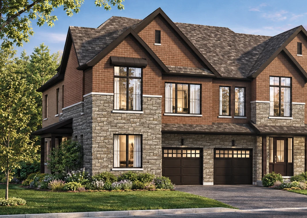 The Westbrook, elevation A, exterior artist’s rendering