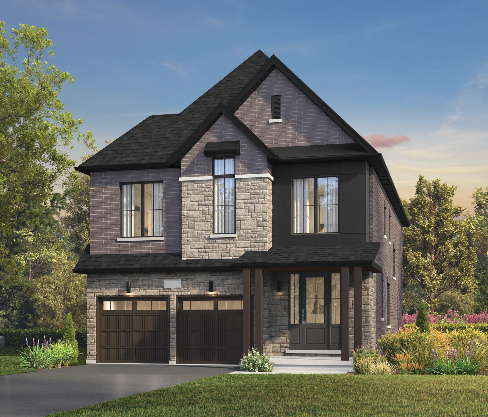 The Winchester, elevation A, exterior artist’s rendering