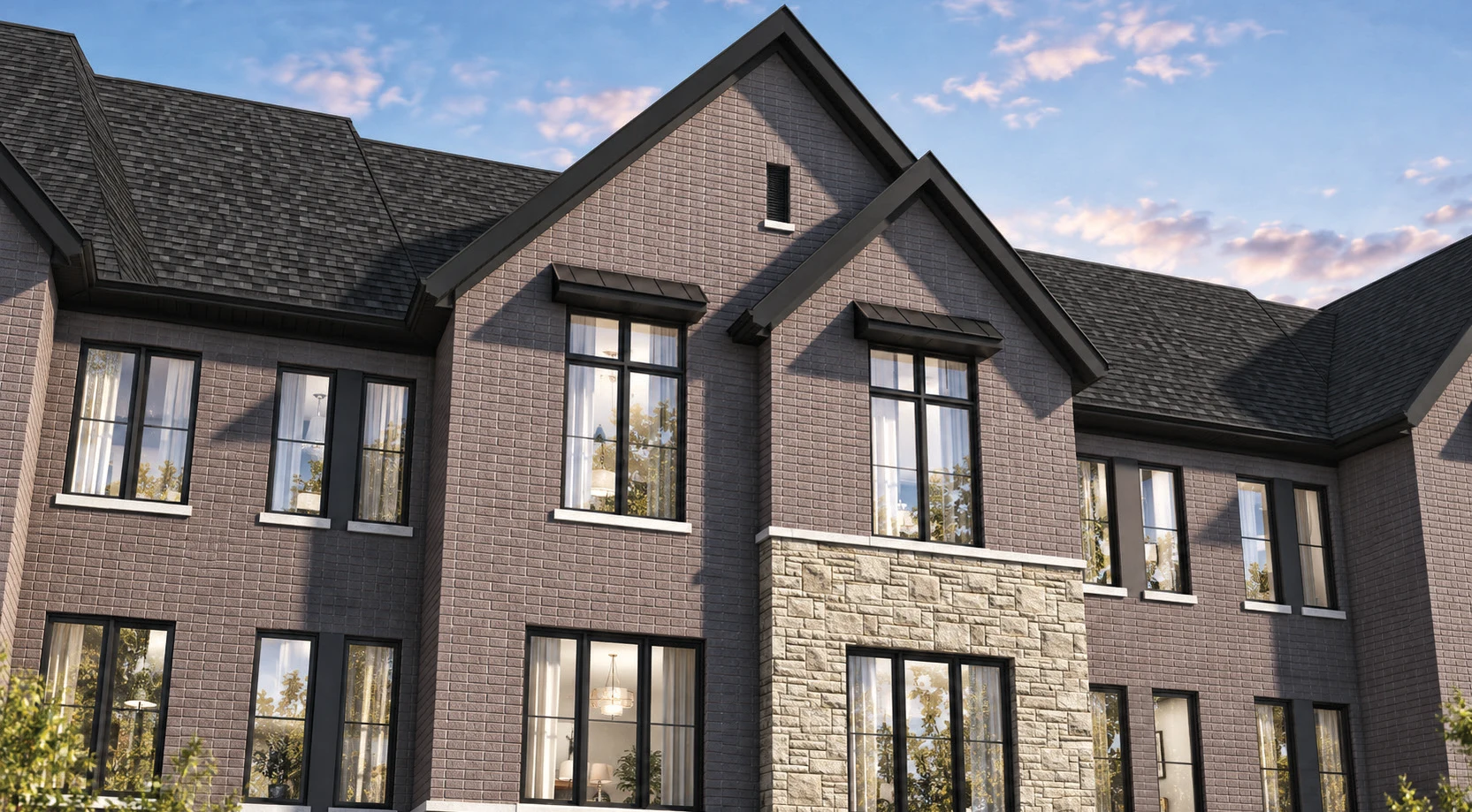 The Windsor, elevation A, exterior artist’s rendering