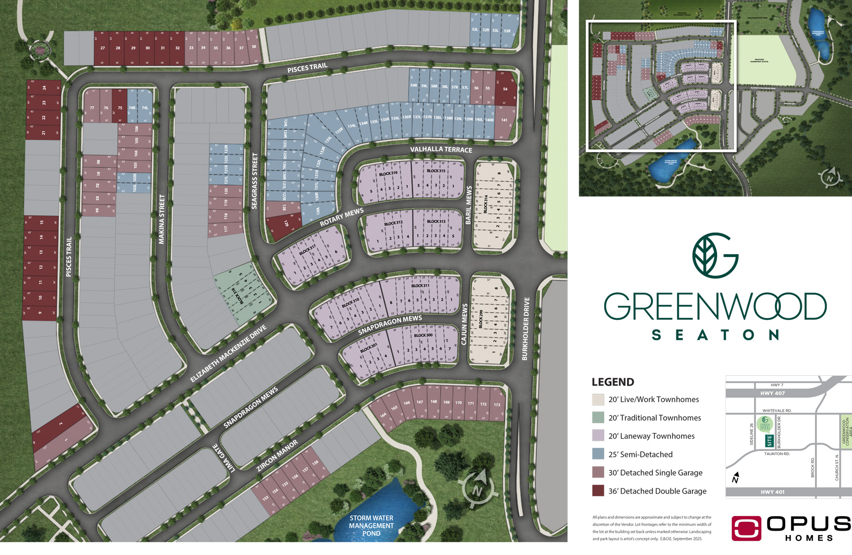 Greenwood Seaton Site Plan