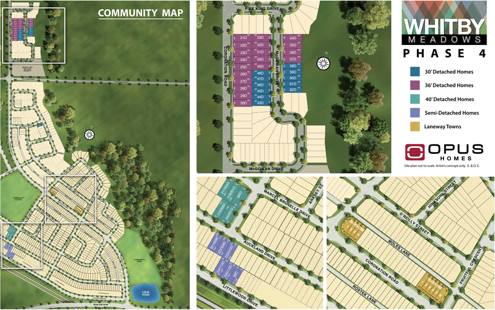 Whitby Meadows Site Plan