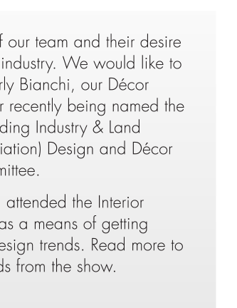 Earlier this year Kim attended the Interior Design Show (IDS) as a means of getting ahead of 2019’s design trends. Read more to see her greatest finds from the show.