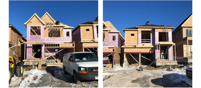 Cityside Stouffville - two Cityside new designer-decorated model homes are now under construction. Framing is taking place at this very moment. Busy, busy, busy! We can’t wait for you to tour these models in the summer of this year. Since our successful opening in 2019, our sales office is temporary closed but we are preparing for our next release. If you would like to be informed of our next release of 36’ and 40’ detached homes, please click to register.