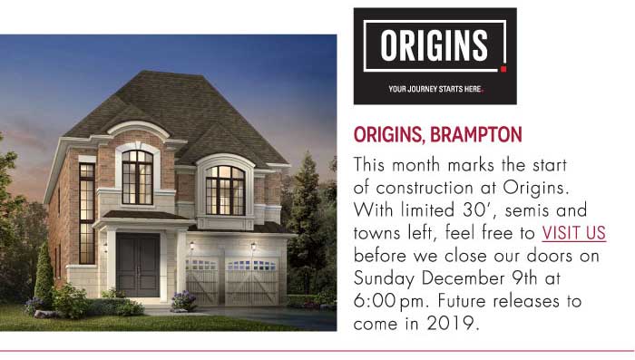 Growth and opportunity are at the heart of ORIGINS, OPUS’ next new home community in Brampton. Known as the “Flower City” it is the ninth largest city in Canada and continues to grow.